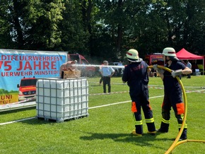 FW-ROW: 75 Jahre Feuerwehr Minstedt - Stadtfeuerwehrfest begeistert mit spannenden Wettbewerben und großem Gemeinschaftsgeist