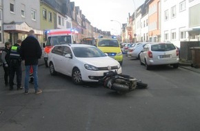 Polizeipräsidium Koblenz: POL-PPKO: Motorradfahrer leicht verletzt