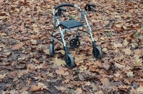 Kreispolizeibehörde Wesel: POL-WES: Hünxe - Herrenloser Rollator löst Polizeieinsatz aus