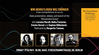 DiEM25: Buchpräsentation: "Wir heimatlosen Weltbürger" Berlin 17.5.2019