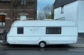 Kreispolizeibehörde Viersen: POL-VIE: Wohnwagen gestohlen - Haben Sie etwas beobachtet?