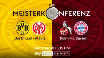 Sky Deutschland: Wer wird Deutscher Meister? Der Tag der Entscheidung in der Bundesliga mit der Meisterkonferenz, der Original Sky Konferenz und allen Einzelspielen live und exklusiv bei Sky und WOW