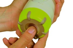 paulandstella GmbH: Produktinnovation - paulandstella - die selbsterwärmende Baby-Flasche "Made in Germany" - Ohne Strom & ohne Batterien / Bereits in 26 Ländern - jetzt auch in der Schweiz - www.paulandstella.ch (BILD)