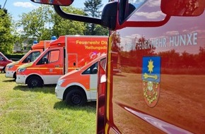Freiwillige Feuerwehr Hünxe: FW Hünxe: Gemeldeter Zimmerbrand, ein Kind vermisst