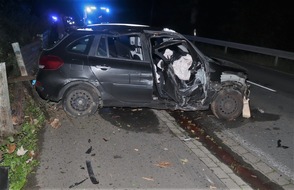 Kreispolizeibehörde Höxter: POL-HX: In Baustelle von der Fahrbahn abgekommen