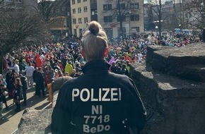 Polizeiinspektion Osnabrück: POL-OS: Osnabrück: Positive Bilanz der Polizei zum Karnevalsumzug am Ossensamstag