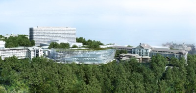 ISREC Stiftung / Fondation ISREC: Un bâtiment icône pour marquer le lancement du nouveau Centre suisse du cancer - Lausanne