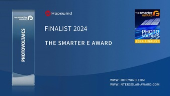 Hopewind: Hopewind auf der Bloomberg New Energy Finance Tier 1-Liste und als einziges chinesisches Wechselrichterunternehmen auf der Intersolar vertreten - ebenso nominiert für die Shortlist des Smarter E Award