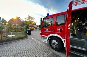 Freiwillige Feuerwehr Osterholz-Scharmbeck: FW Osterholz-Scharm.: Schnelles Eingreifen verhindert Schlimmeres