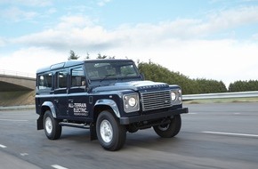 JAGUAR Land Rover Schweiz AG: Land Rover dévoile le nouveau Defender électrique experimental au Salon de l'Automobil de Genève (IMAGE)