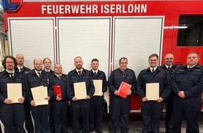 Feuerwehr Iserlohn: FW-MK: Jahresdienstbesprechung der L&ouml;schgruppe Untergr&uuml;ne