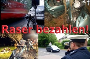 Kreispolizeibehörde Viersen: POL-VIE: Kreis Viersen: Geschwindigkeitskontrollen vom 04.03. - 10.03.2019
Raser bezahlen!