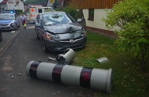 Polizeipräsidium Osthessen: POL-OH: Kirchheim - Verkehrsunfall mit leichtem Personenschaden 
- "Blitzer gefällt".