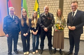 Feuerwehr Lennestadt: FW-OE: Verabschiedung von Markus Hamers und Ernennung von Benjamin Heinert zum Leiter der Feuerwehr Lennestadt