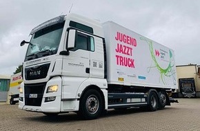 Deutscher Musikrat gGmbH: Bundesbegegnung Jugend jazzt on tour: Der Jugend jazzt Truck fährt durch die Bundesländer