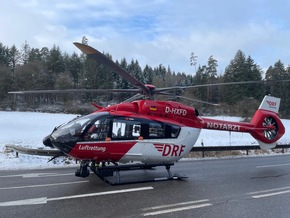 KFV-CW: Schwerer Verkehrsunfall auf der L 361 bei Nagold - Rettungshubschrauber bringt Schwerverletzten ins Krankenhaus