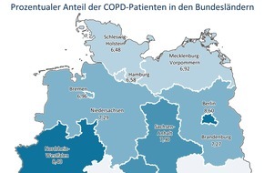 Wissenschaftliches Institut der AOK: Regionen mit hohem Anteil Rauchender besonders stark von Lungenkrankheit COPD betroffen / WIdO veröffentlicht zum Weltnichtrauchertag den Gesundheitsatlas COPD