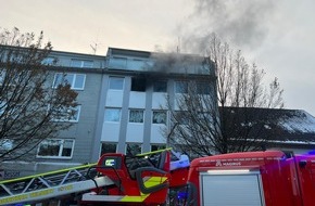 Feuerwehr Velbert: FW-Velbert: Wohnungsbrand im Innenstadtbereich