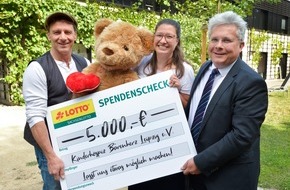 Sächsische Lotto-GmbH: Glücksmomente von Herzen: Hendrik Duryn ist Sachsenlotto-Möglichmacher für Bärenherz