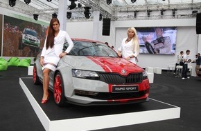 Skoda Auto Deutschland GmbH: SKODA zeigt fünf Sportler am Wörthersee (BILD)