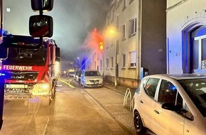 Feuerwehr Essen: FW-E: Wohnungsbrand in einem Mehrfamilienhaus, keine Verletzten