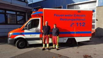 Feuerwehr Erkrath: FW-Erkrath: 24-Stunden-KTW hat seinen Dienst aufgenommen