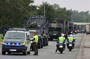 Territoriales Führungskommando der Bundeswehr: Musterkorridor für grenzüberschreitenden militärischen Verkehr von NATO und Bundeswehr erfolgreich getestet