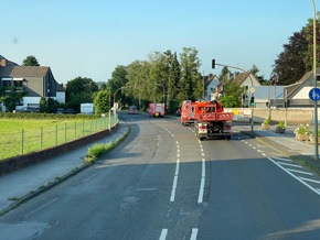 FW-GL: Einsatzkräfte der Feuerwehr Bergisch Gladbach erneut in Leichlingen im Einsatz