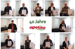 apetito AG: Presseinformation: apetito bedankt sich bei langjährigen Mitarbeitern