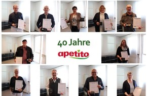 apetito AG: Presseinformation: apetito bedankt sich bei langjährigen Mitarbeitern