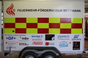 Feuerwehr Mettmann: FW Mettmann: Anhänger für die Jugendfeuerwehr