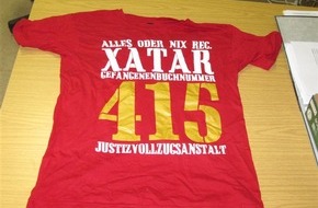 Polizei Düsseldorf: POL-D: MK Froschkönig - Foto des T-Shirts