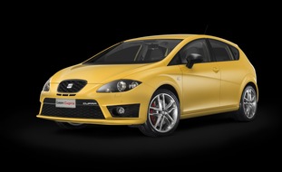 SEAT Deutschland GmbH: Weltpremiere auf der Barcelona Motor Show / Zwei neue SEAT Top-Sportler: Ibiza FR und Leon Cupra