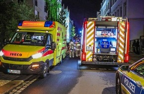 Feuerwehr Dresden: FW Dresden: Brand in Wohnung - drei Personen ins Krankenhaus transportiert