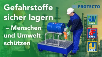 PROTECTOPLUS GmbH: Gefahrstoffe sicher lagern – Menschen und Umwelt schützen