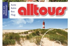 alltours flugreisen gmbh: alltours bietet 2017 das bisher größte Sommerprogramm an / Neue Reiseziele, mehr Hotels, höhere Qualität, erstmals 10 Kataloge