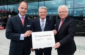 Messe Berlin GmbH: Bundespräsident bei Veranstaltungspremiere im CityCube Berlin (FOTO)