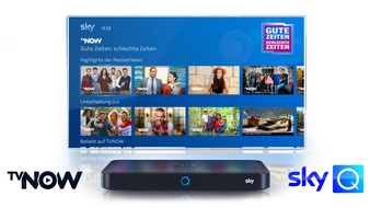 Sky Deutschland: TVNOW ab sofort auf Sky Q verfügbar