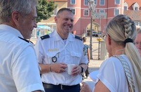 Polizeipräsidium Schwaben Nord: POL Schwaben Nord: "Coffee with a cop" in Donauwörth