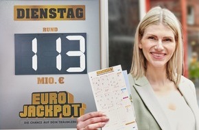 Eurojackpot: Zum Jahresanfang geht's um 113 Millionen Euro / Nächste Ziehung am Dienstag (2. Januar)