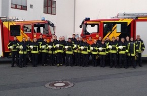Feuerwehr Wetter (Ruhr): FW-EN: Wetter - Abschlussprüfung des Grundlehrganges