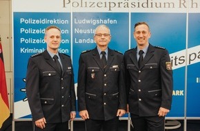 Polizeipräsidium Rheinpfalz: POL-PPRP: Wechsel in der Leitung der Polizeiwache Oggersheim