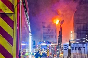 Feuerwehr München: FW-M: Wohncontainer in Brand - Innenstadt verraucht (Ludwigsvorstadt)