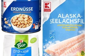 Kaufland: Ökotest sagt "sehr gut" zu Erdnüssen und Alaska-Seelachs von Kaufland