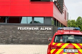 Freiwillige Feuerwehr Alpen: FW Alpen: Brandmeldeanlage l&ouml;ste aus
