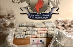 Zollfahndungsamt Frankfurt am Main: ZOLL-F: Rauschgiftbande im Rhein-Main-Gebiet zerschlagen - 7 Festnahmen - 140 kg Rauschgift sichergestellt
