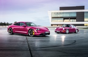 Porsche Schweiz AG: Mise à jour du Porsche Taycan : plus d'autonomie, plus de connectivité, plus de couleurs