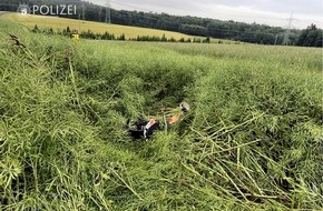 Polizeipräsidium Westpfalz: POL-PPWP: Kontrolle verloren und gestürzt