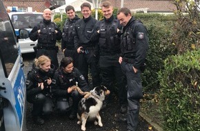Polizei Coesfeld: POL-COE: Kreispolizeibehörde Coesfeld/ Fahndungs- und Kontrolltag zur Bekämpfung der Wohnungseinbruchkriminalität mit Bild "Hunderettung"
