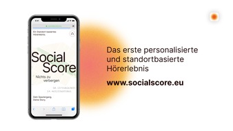 BLM Bayerische Landeszentrale für neue Medien: Interaktiv, crossmedial, digital: Erster DOK.digital-Preis der BLM verliehen / 2.500 Euro gehen beim DOK.fest München an das Projekt "Social Score" von Studio Sansho